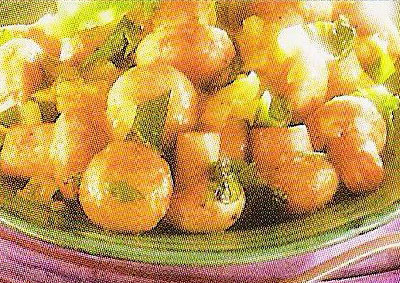 Champignon i appelsinmarinade
